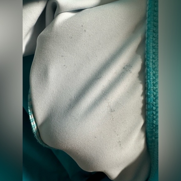 La Blanca One Piece Swimsuit 12 Women Lace Back One Shoulder Turquoise LB01G14 - Picture 4 of 12